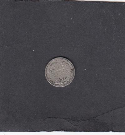 Beschrijving: 10 CENT WILHELMINA 